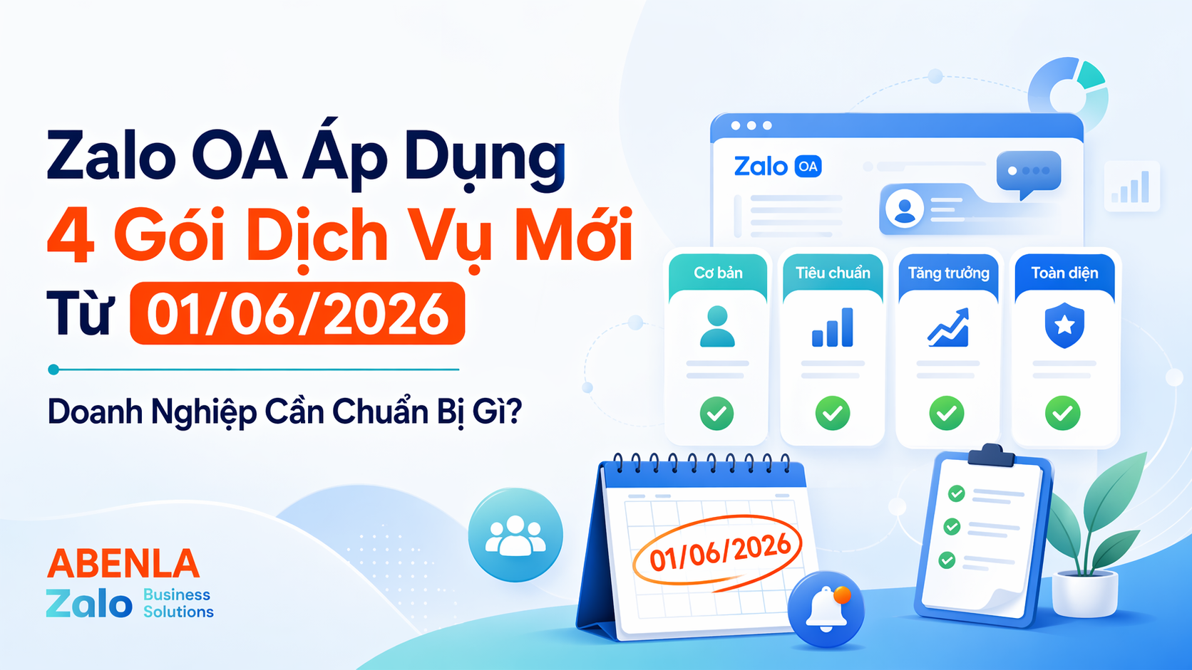 Zalo OA Áp Dụng 4 Gói Dịch Vụ Mới Từ 01/06/2026: Doanh Nghiệp Cần Chuẩn ...