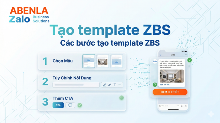Tạo template Zalo ZBS