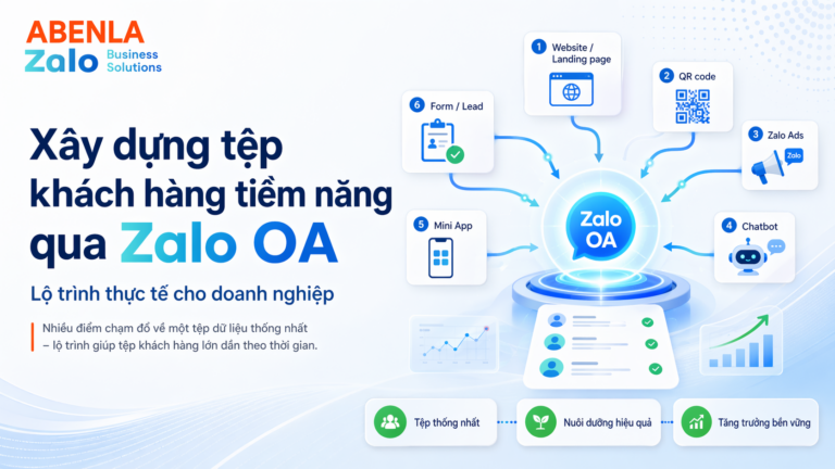 Thu tệp KH tiềm năng quá Zalo OA