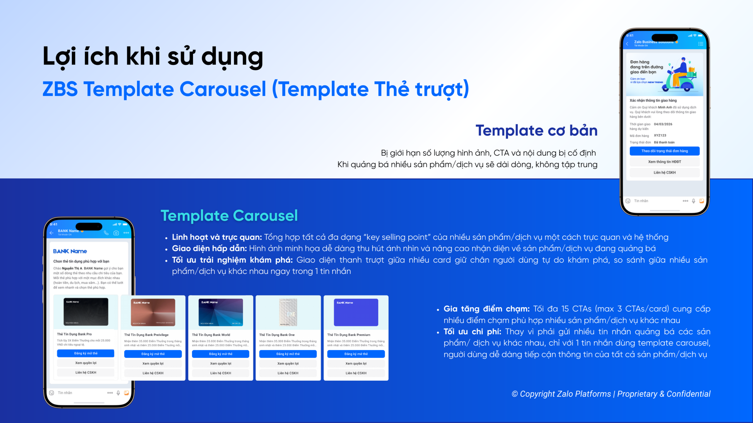 Giao diện mô phỏng ZBS Template Carousel