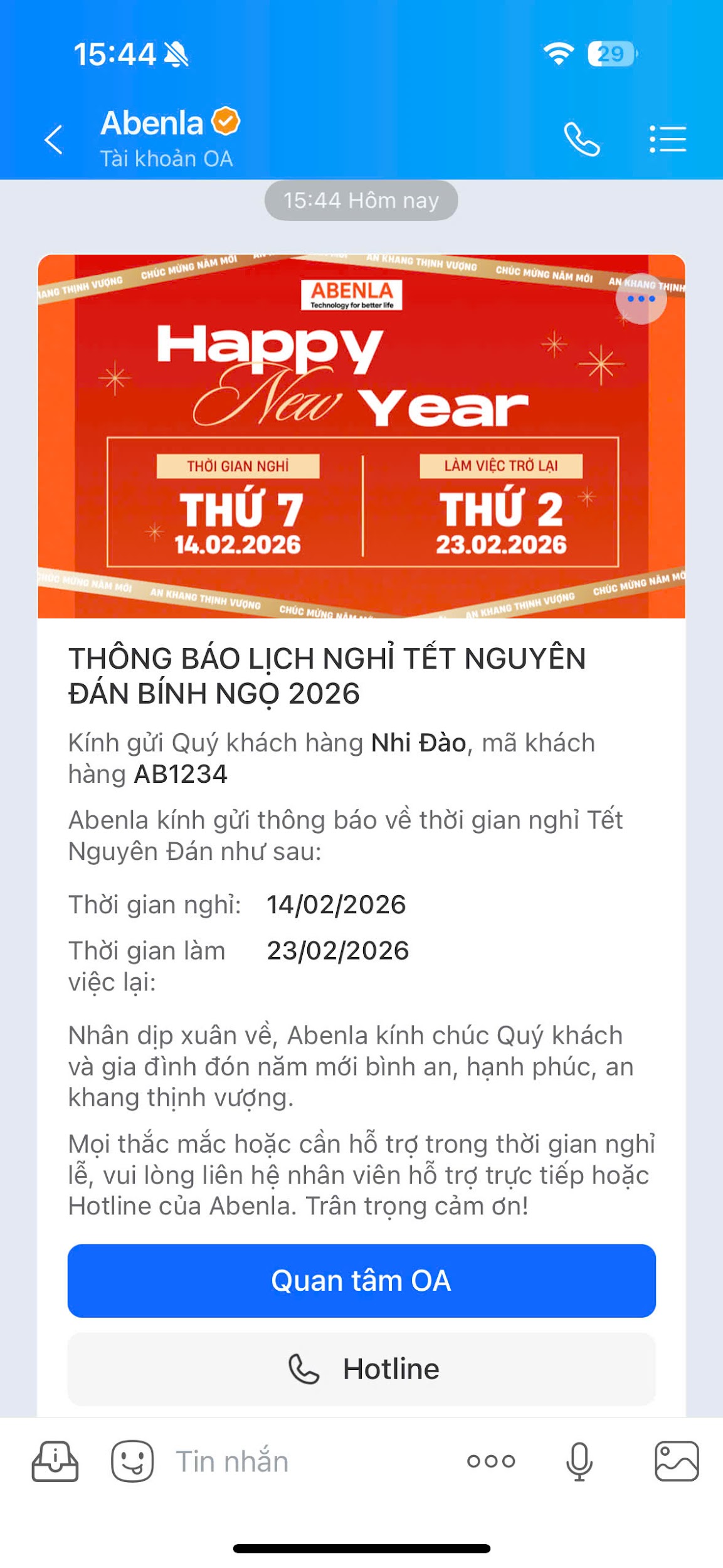Zalo App New 3