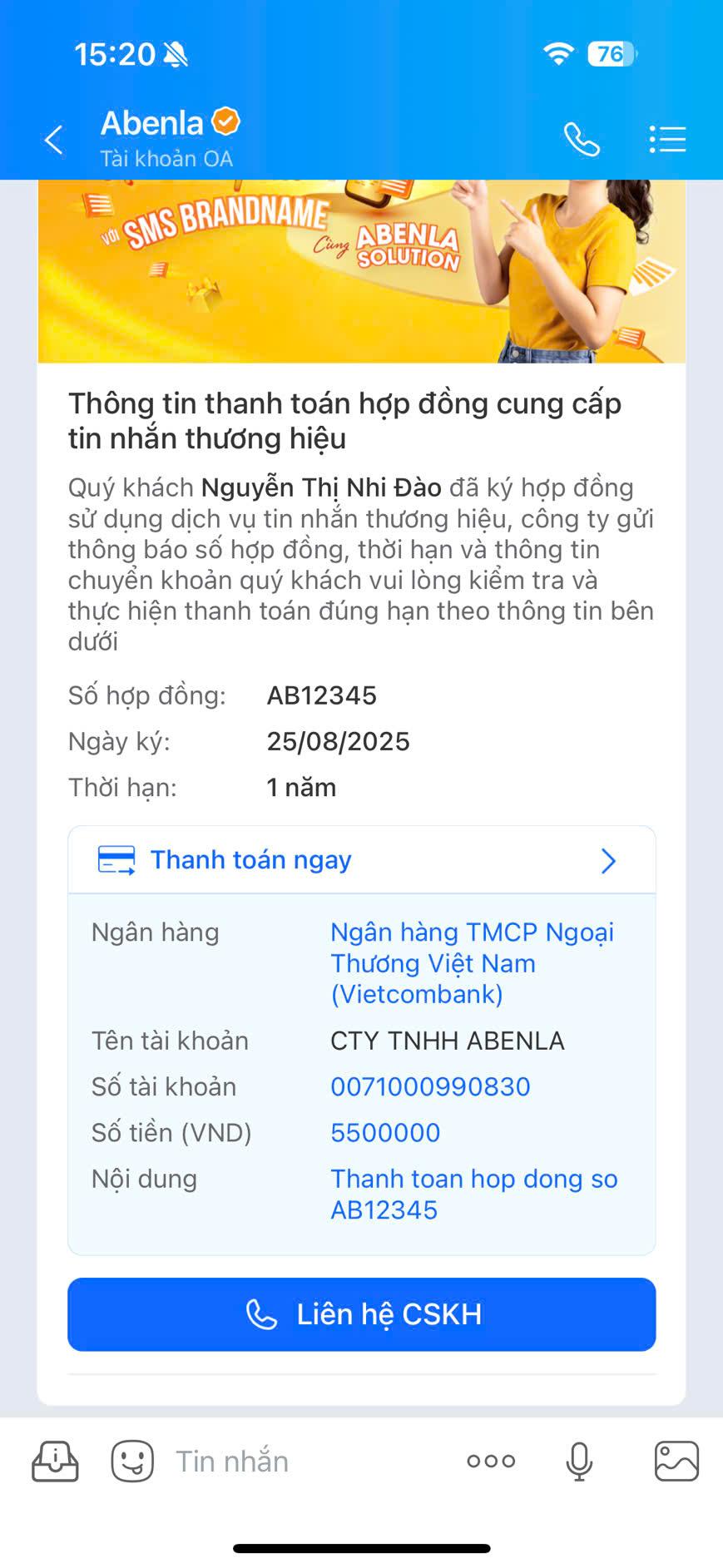 Zalo App New 6