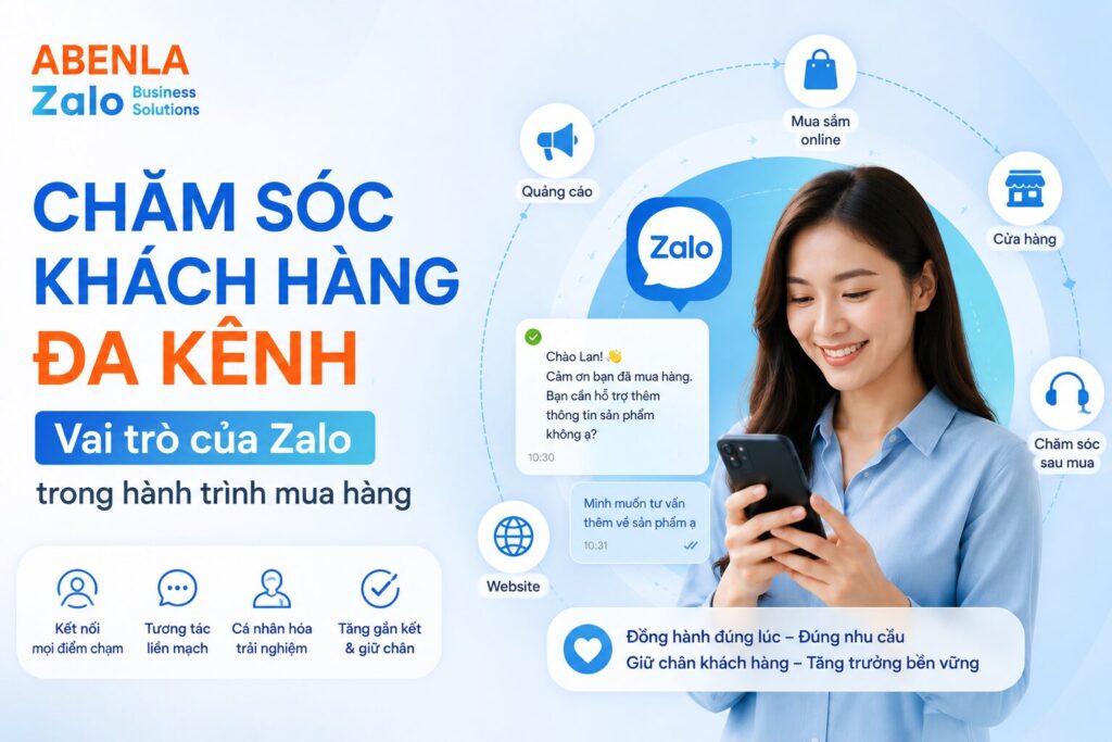 vai trò đa kênh của zalo