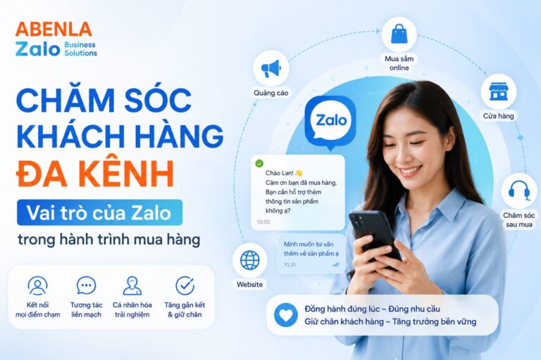 vai trò đa kênh của zalo