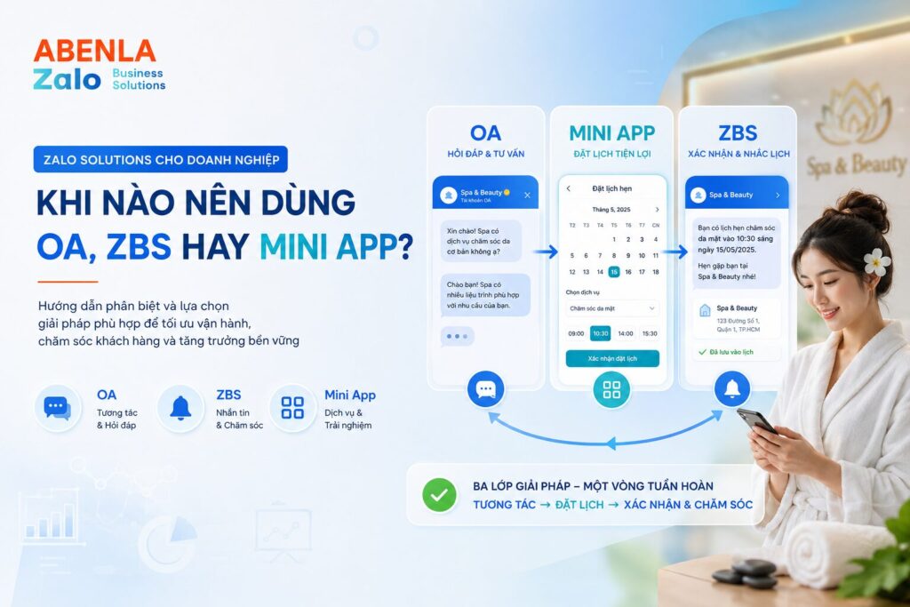Sử dụng zalo doanh nghiệp để hiệu quả