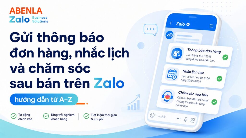 Chăm sóc khách hàng qua Zalo