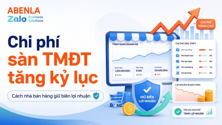 Chi phí sàn TMĐT tăng kỷ lục: Cách nhà bán hàng giữ biên lợi nhuận chi phí sàn tăng kỷ lục