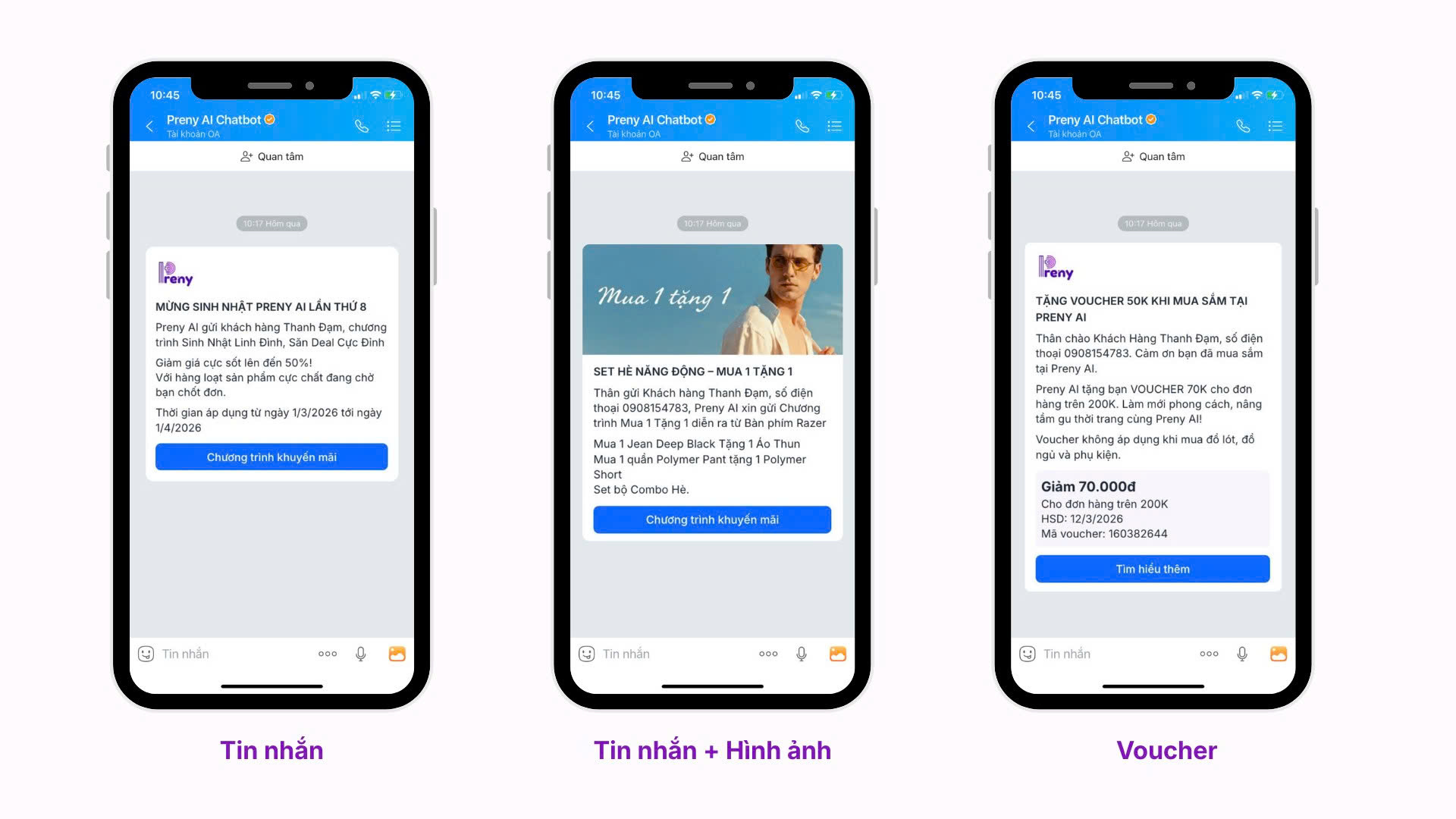 Chuỗi chăm sóc sau bán trên Zalo OA